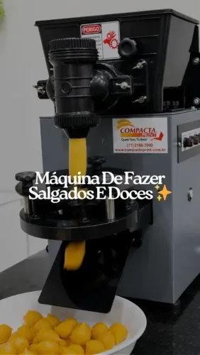 Máquina de salgados compacta pop 4.0 nova