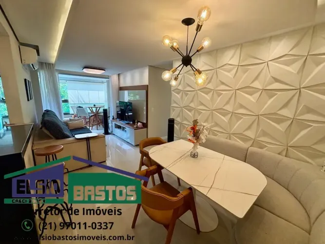 Apartamento Mobiliado 2 quartos (1 suíte) condomínio Maui Unique Life Residences Recreio R