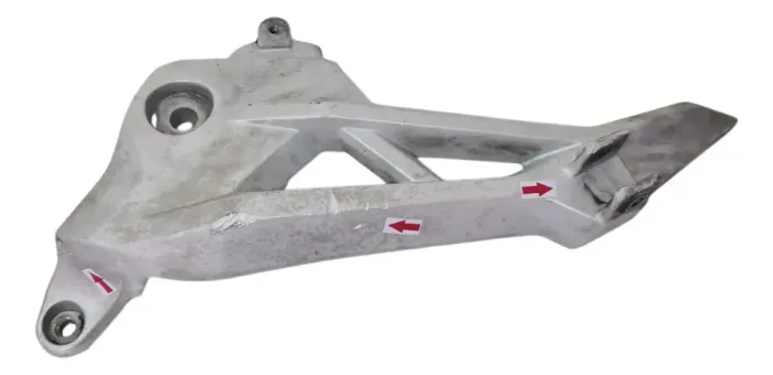 Bacalhau Traseiro Esq Honda Cg 160 16/24 Detalhes 59383 Prateado
