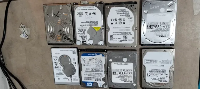 Lote 8 HDs 320 160 500 320 250 1 terá 2 terá 160