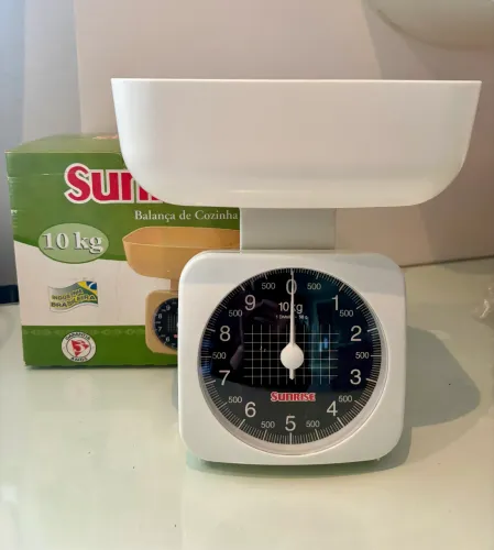 Balança de Cozinha Sunrise Vintage 10kg ? Excelente Estado