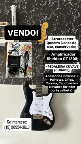 KIT GUITARRA STRATOCASTER QUEEN?S