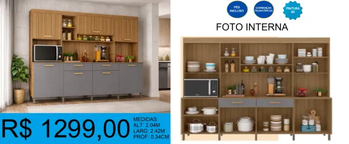 Kit de cozinha grande de alta qualidade - temos a pronta entrega