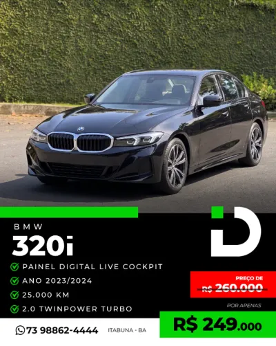 BMW 320I A 2.0 Turbo/activeflex 16V 184cv 4P 2024