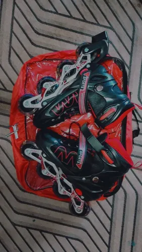 Patins vermelho