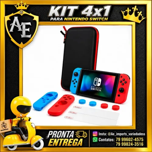 Kit 4 x1 para Nintendo Switch