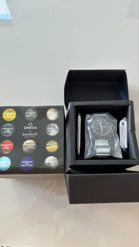 Relógio Omega Swatch Missão mercúrio