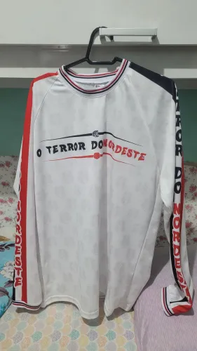 Camisa manga longa terror do nordeste da torcida explosão inferno coral 