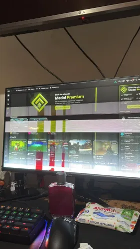 Monitor Gamer Duex 24" Ultrawide 144Hz DX240ZG com defeito na tela