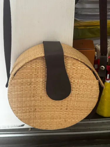 Bolsa de Palha redonda