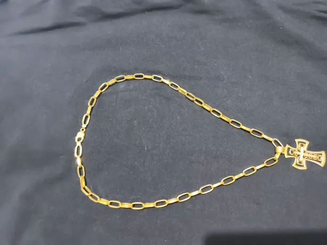Corrente de ouro 18..70 cm. 38.7 gr..