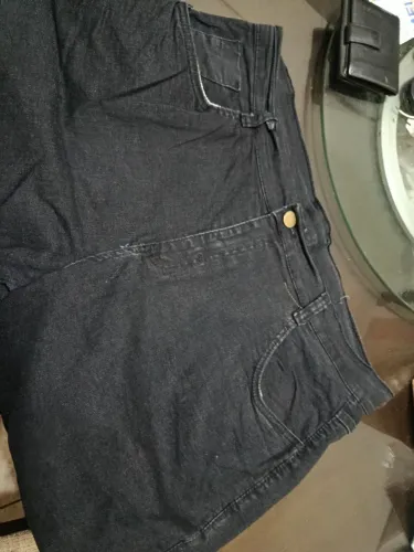 Bermuda jeans plus size nova