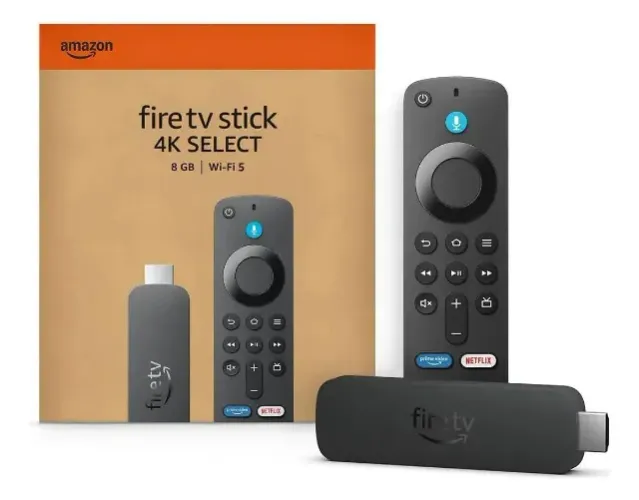 Fire tv Stick 4k Select - Amazon - Novo e lacrado na caixa.
