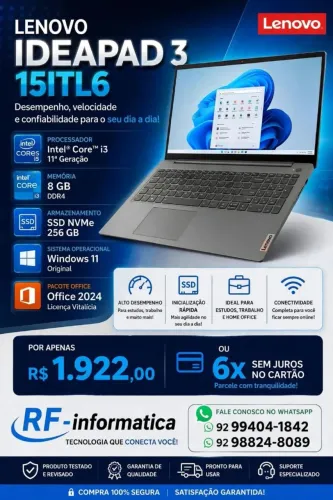 Notebook Lenovo ideapad 3