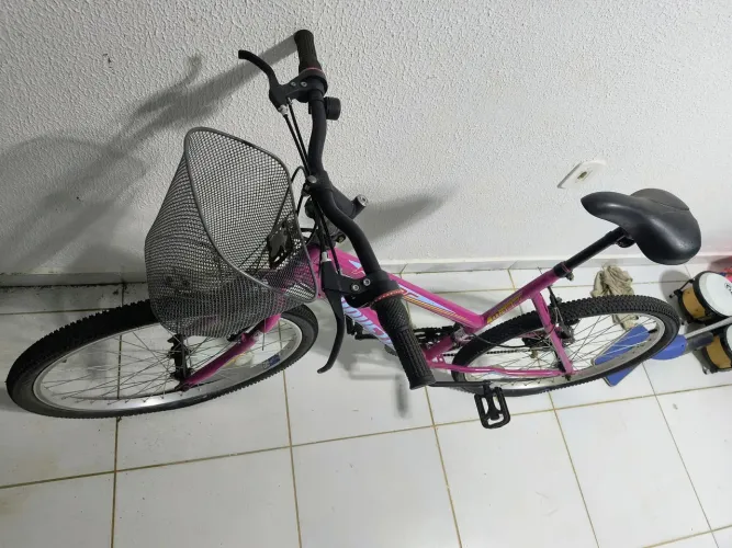 BICICLETA ARO 26 HOUSTON, COM CESTO