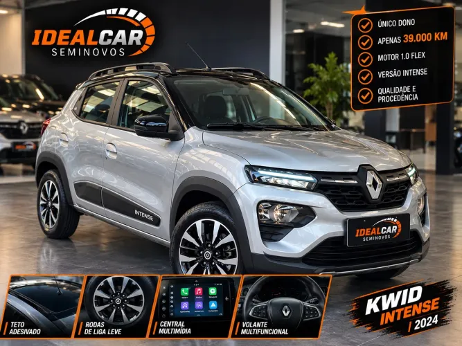 Renault Kwid Intense 1.0 Flex 12V 5P Mec. 2024