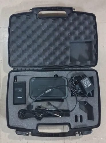 Sistema Sem Fio Shure PGX14 + Headset Shure WH20TQG + Case Original