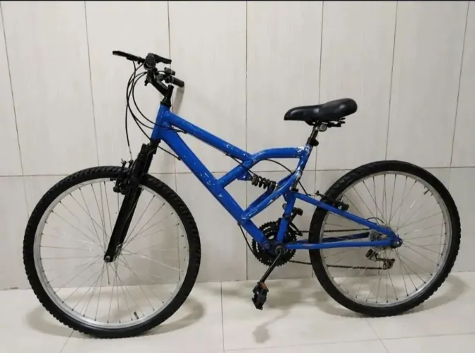 Bike aro 26 suspensão dupla