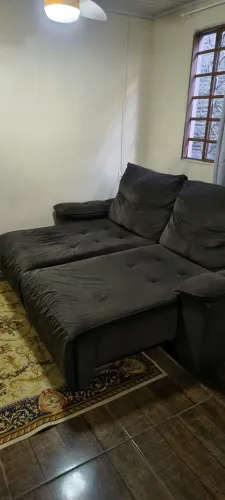 sofá retrátil 3 lugares