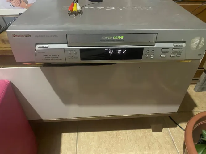 DVD VHS com gravador 