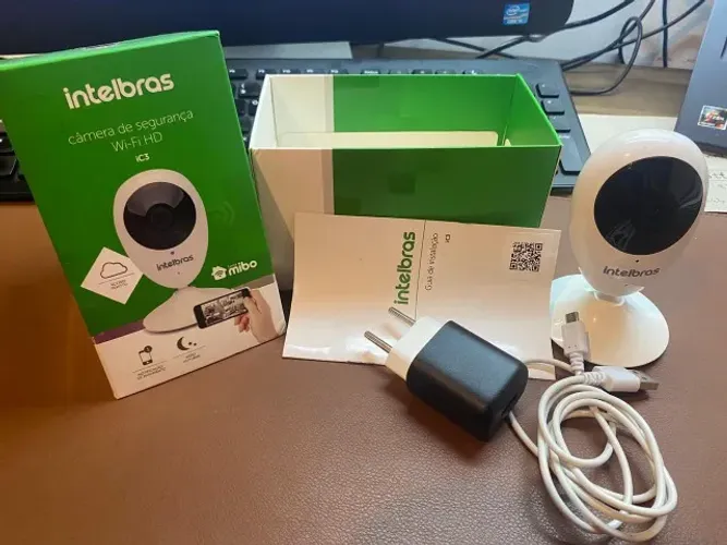 Câmera de Segurança Wi-Fi HD iC3 Intelbras - Linha Mibo
