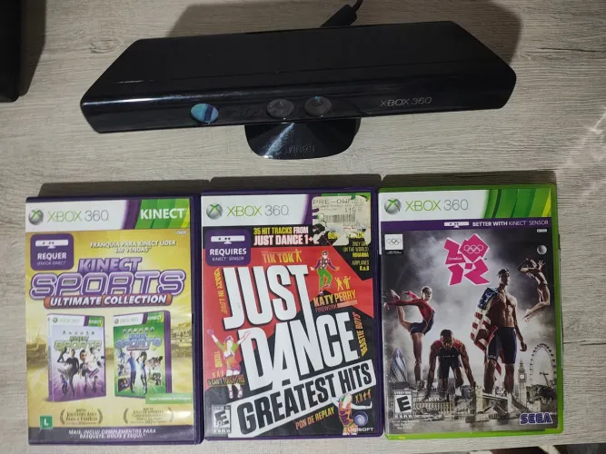 Kinect Xbox 360 + Jogos Originais