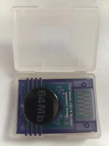 Cartão de Memória 64 Mb - NINTENDO GAMECUBE - HIP GEAR - 1019 - LM611