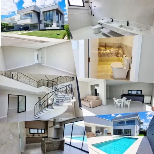 Casa Alto Padrão em Feira de Santana 478m² | Casa no Lagune Ville com piscina Terreno de 7