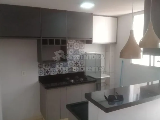 Rios d` Itália - Apartamento térreo com 02 dormitórios sendo 01 com ar condicionado e espe