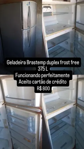 Geladeira Brastemp duplex frost free 375 L