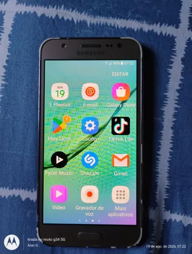Celular Samsung J5 ( funcionando) somente faltando botão !