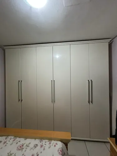 Armário Guarda-roupa 100% MDF, 6 Portas - Casal