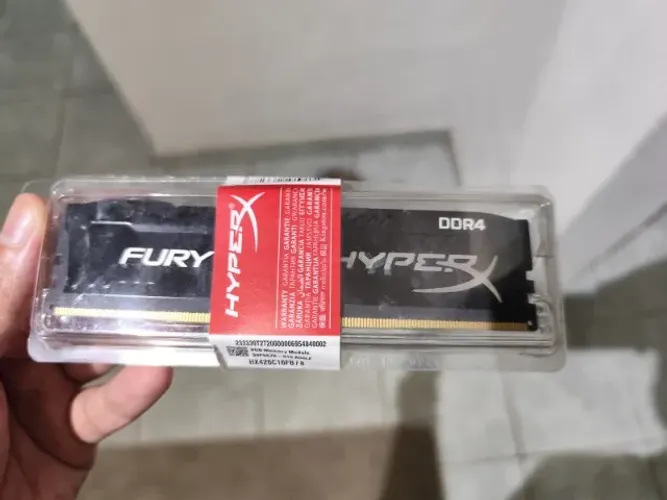 Memória RAM Kingston HyperX Fury 8GB DDR4 2666MHz CL16