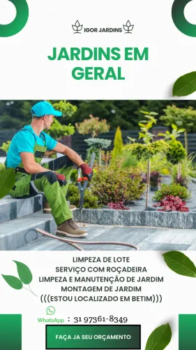 LIMPEZA DE JARDIM 