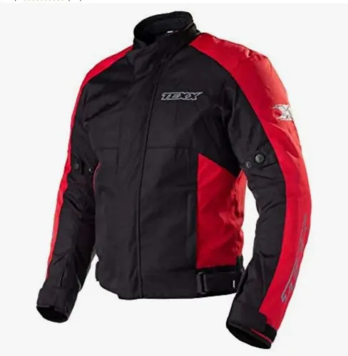 JAQUETA MOTOQUEIRO IMPERMEÁVEL TEXX RONIN C/ PROTEÇÃO OMBRO E BRAÇO.