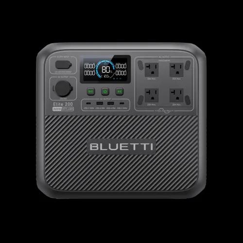BLUETTI Elite 200 V2 Estação de Energia Portátil | 2.600 W 2.073,6 Wh