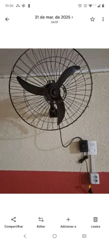Ventilador de parede