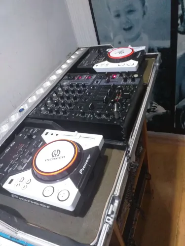 CDJ 400+MIXER BEHRINGER- set up dj