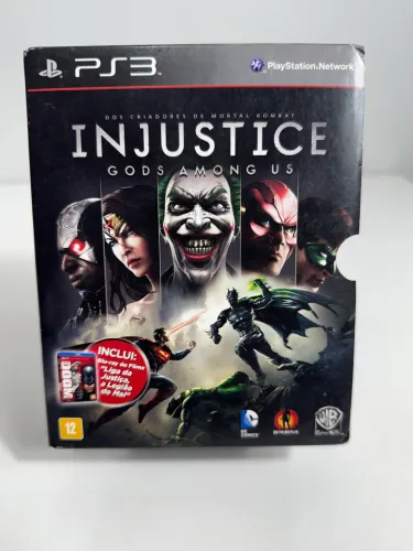 Injustice gods among us + filme liga da justiça PS3