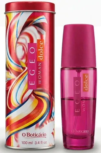 Egeo Dolce O Boticário - Vidro e Lata - Primeira Versão Fragrância original de 2007