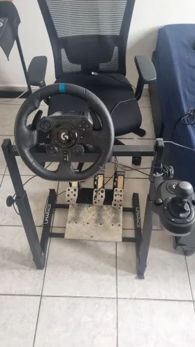 Volante Logitech G923 + Kit (Câmbio Logitech e Suporte LIMARACE)