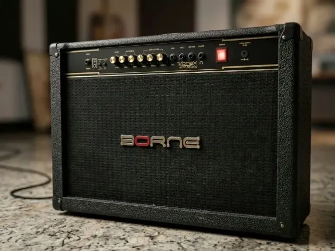 Amplificador Guitarra 120W Borne (2 Alto Falantes) (Send Return) (Usado poucas vezes)