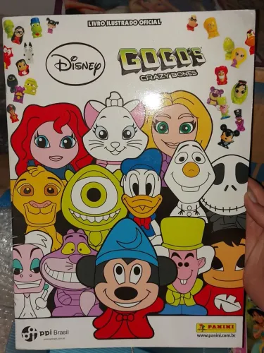 Album de figurinhas disney GOGO's Crazy bones serie 1 (completo com todas as figurinhas)