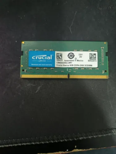 Memória ram para notebook 16gb 2x8 ddr4 2666