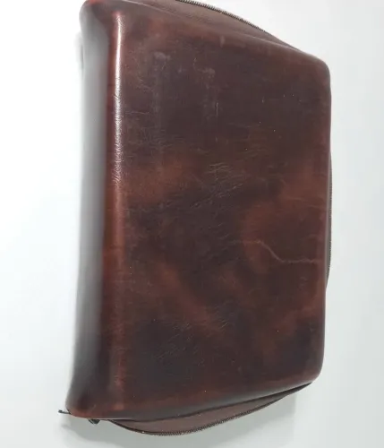 Bíblia Católica ref 01 Ave Maria 1980 com Zíper