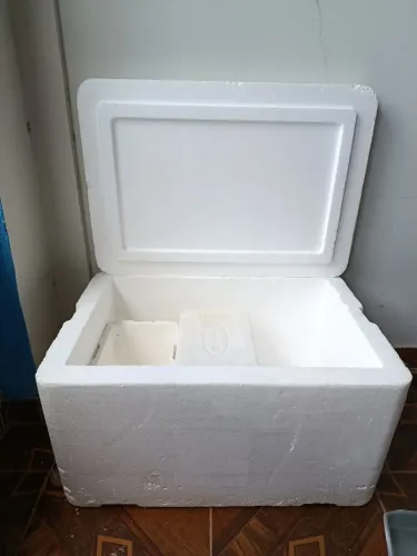 Caixa térmica isopor 125 litros