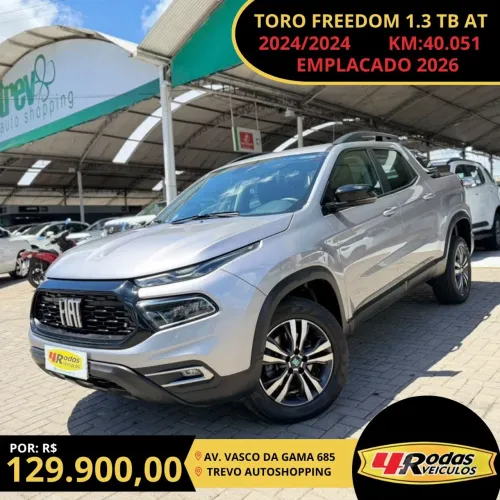 Fiat Toro Freedom 1.3 T270 4X2 Flex AUT 2024