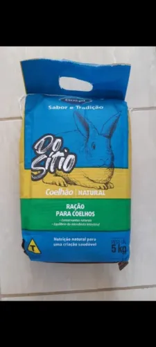 Ração coelhos e mini coelhos 