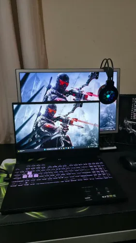 Notebook Gamer Asus com RTX3070, Ryzen 7 6800h, 16Gb RAM, Nvme 512GB