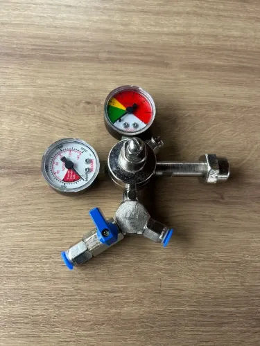 Regulador de pressão co2 duas vias